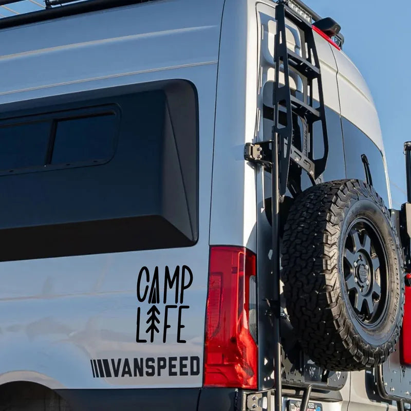 Camp Life Sticker Stickers, Waterproof