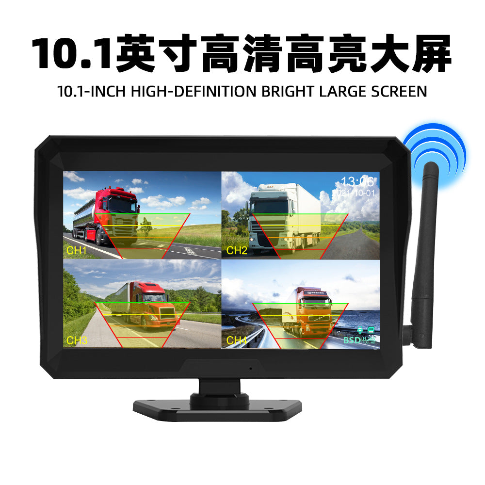 Solar-Powered Wireless  Rv- Reversing Camera, Camera, 7inch Display Screen