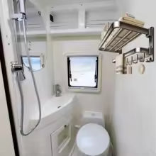 Foldable Campervan Towel Rack