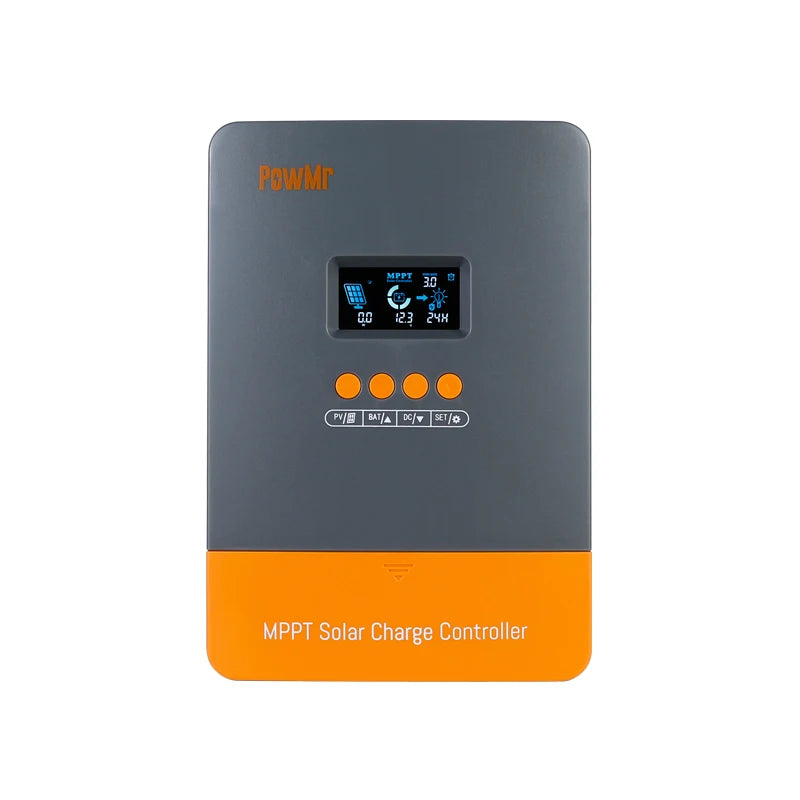 PowMr MPPT 60A Solar Charger Controller 12V 24V 36V 48V Auto Lifepo4 Battery Charger Solar Panel Regulator Max PV Input 160VDC
