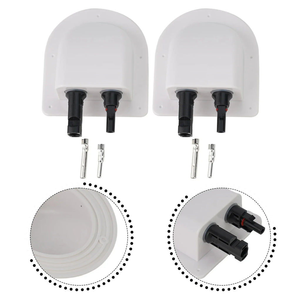 Solar Panel Wire Cable Entry Gland Sealing Box Cable Connector Waterproof For RV Motorhome