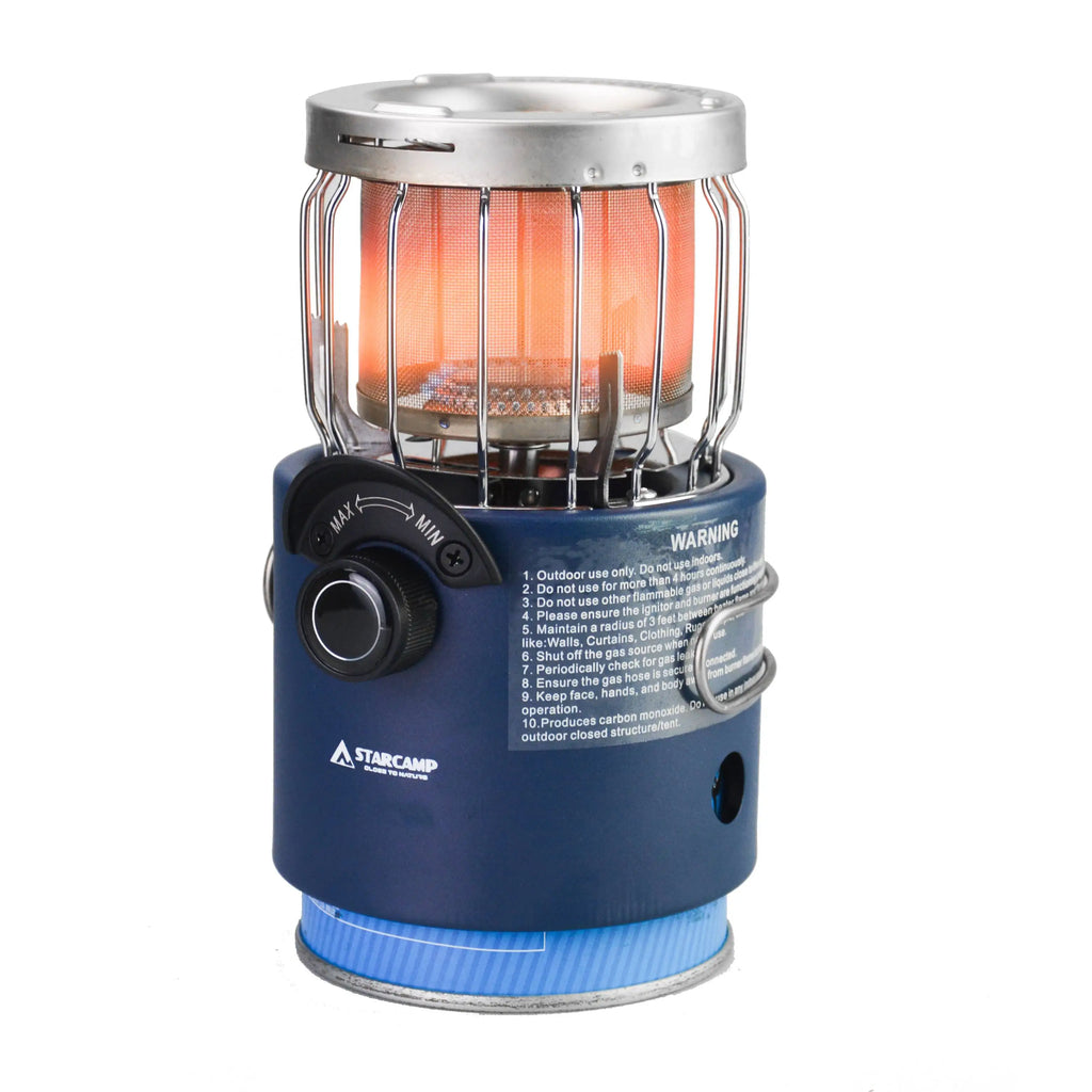 STARCAMP 2000W Outdoor Camping & Fishing Mini Gas 2 IN 1 Heater & Stove
