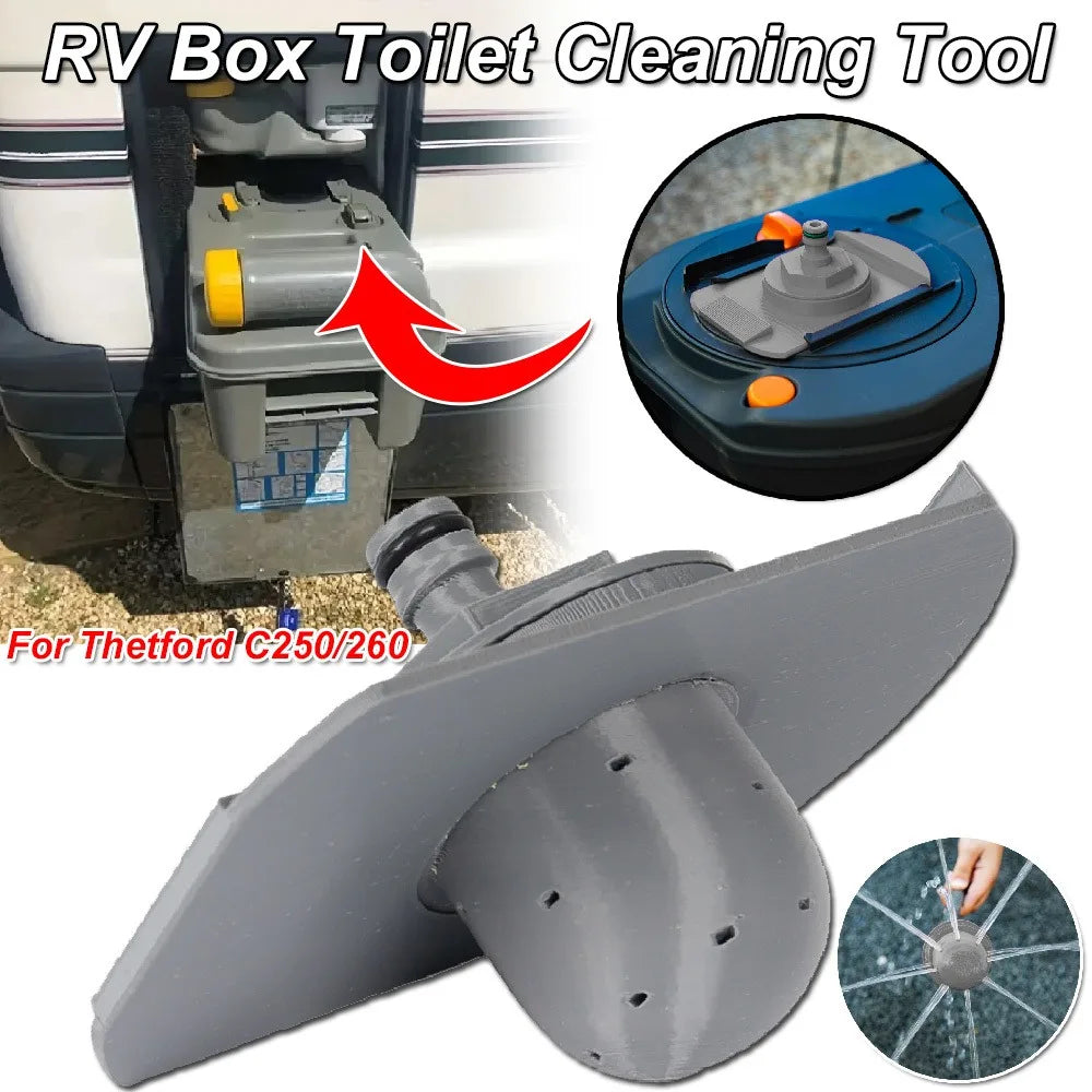 Rv Box Toilet Cleaning Tool, Practical RV Sanitary Care Tool for Caravan Toilet Maintenance