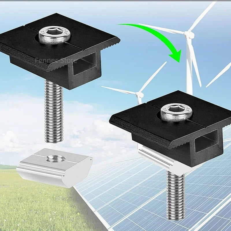 Solar Panel Mounting Fixing Clamp  Solar Panels