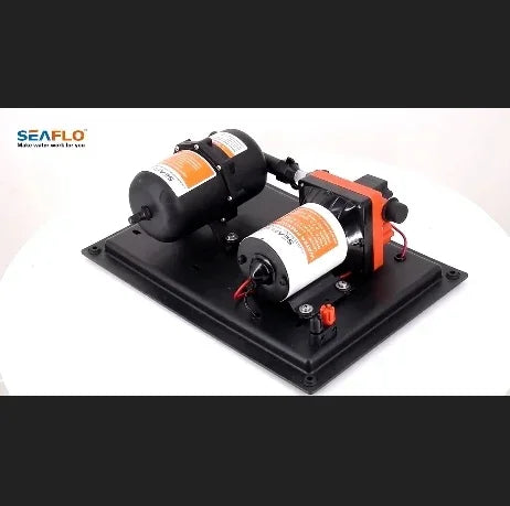 SEAFLO 42 Series 24V Diaphragm Pump 3GPM Large Flow Self Priming Water Supply Pressure System Tank for RV Boat Yacht