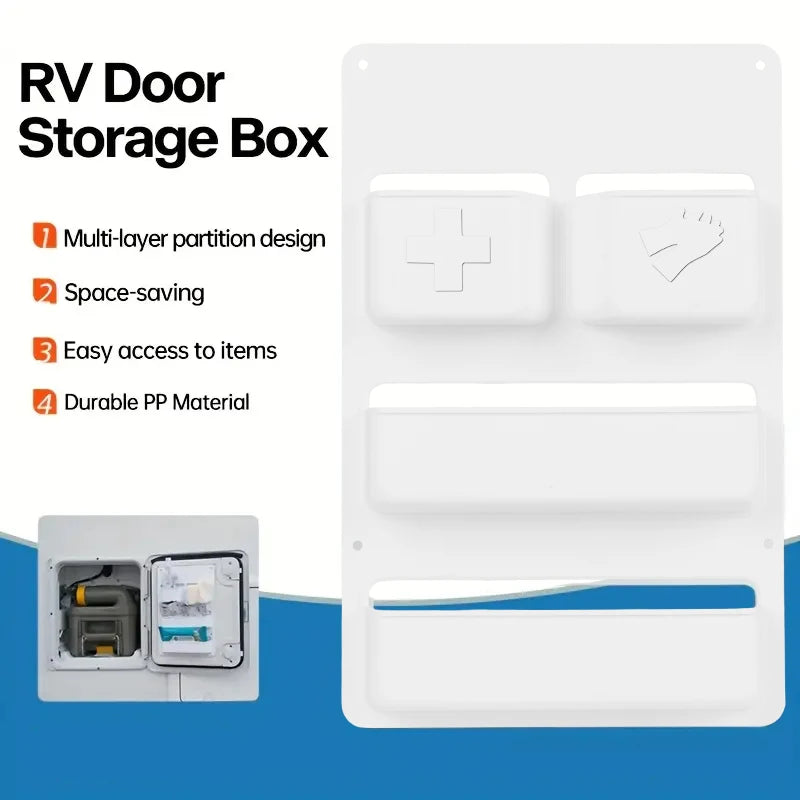 Motorhome Caravan Toilet Door Storage Pocket