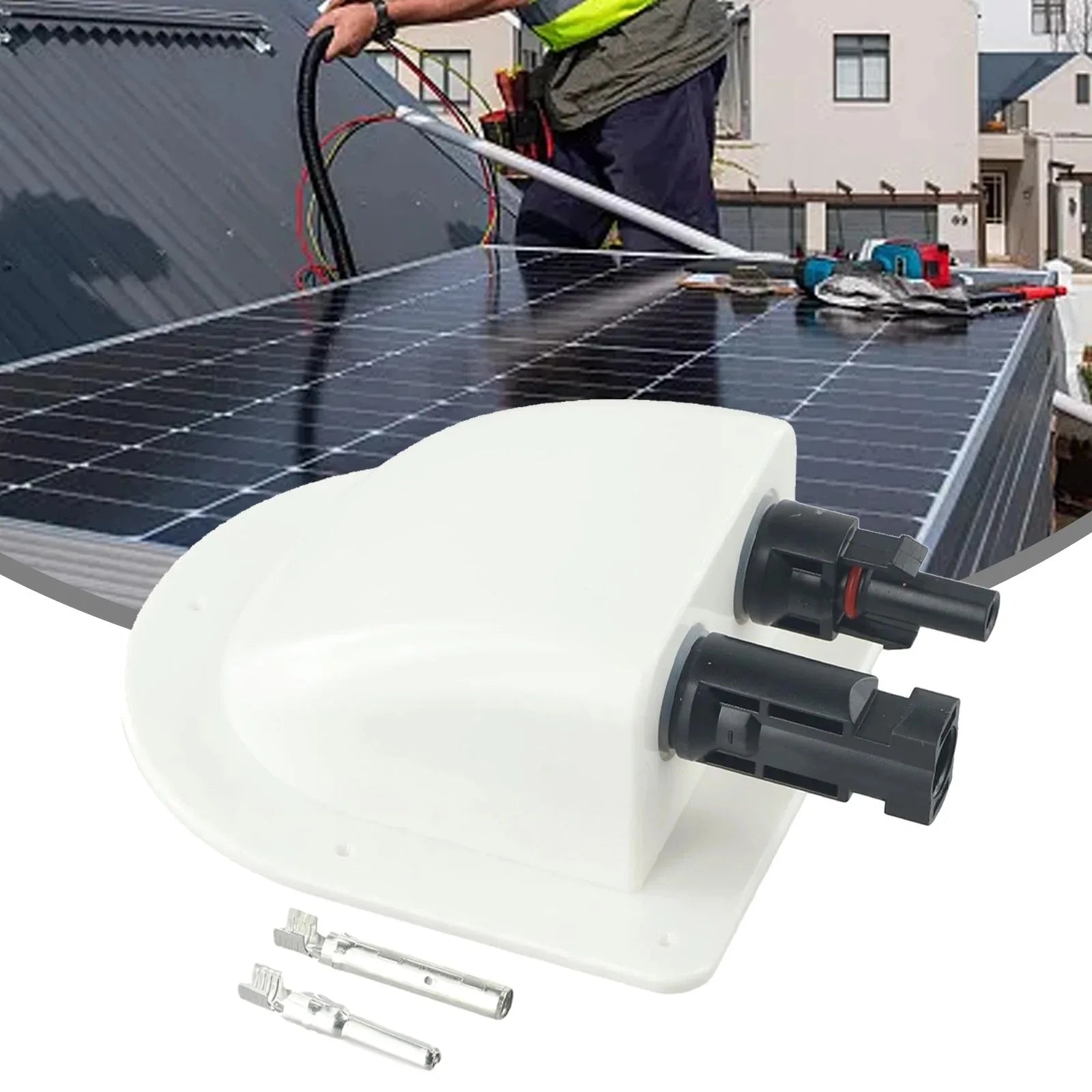 Solar Panel Wire Cable Entry Gland Sealing Box Cable Connector Waterproof For RV Motorhome